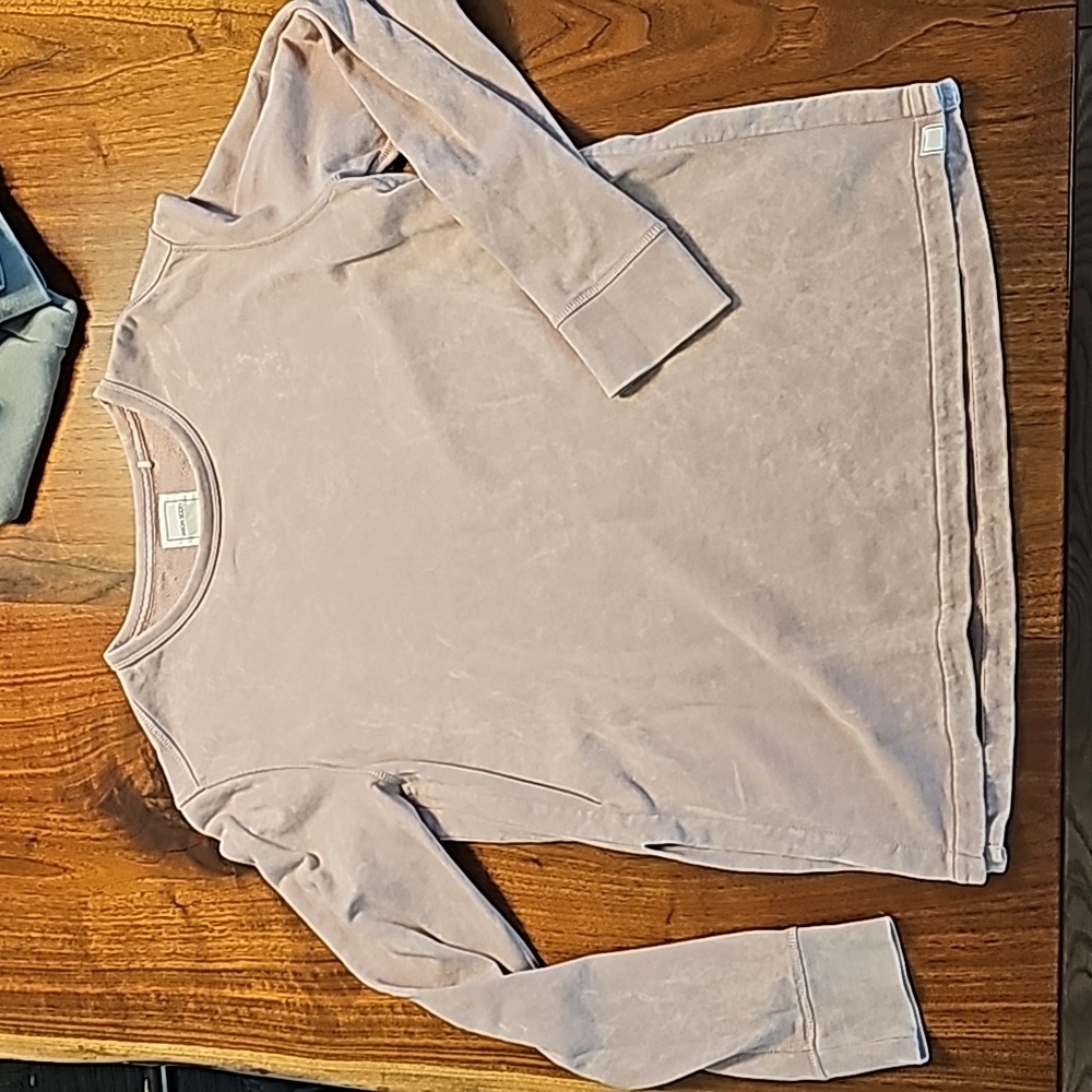Pink and white light tie dyed sweatshirt